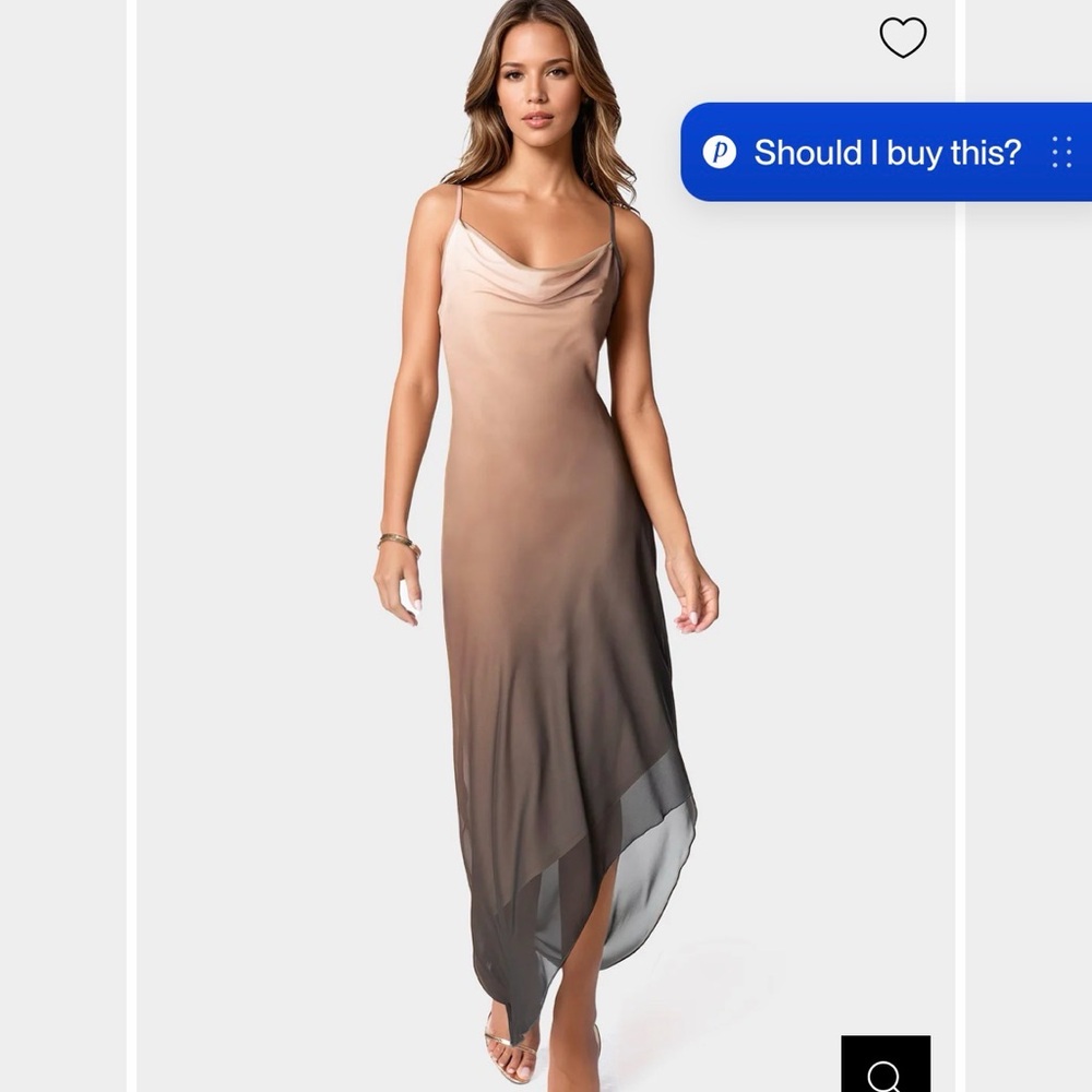 Bebe Ombre Midi Dress NWT